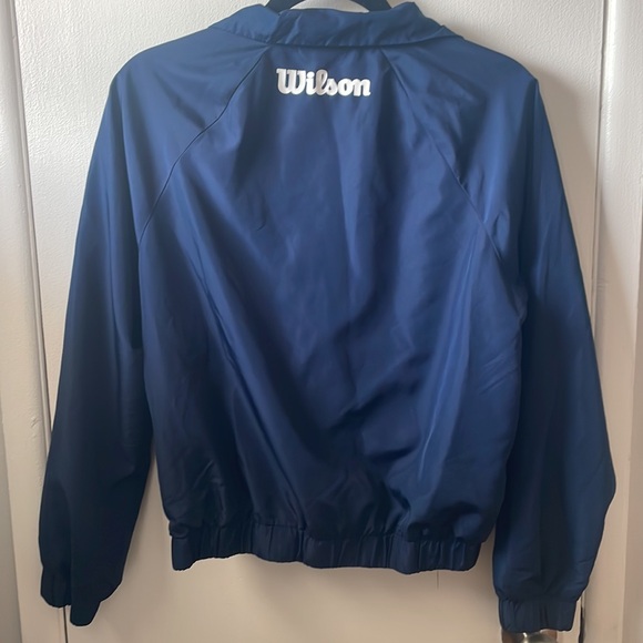 Wilson Windbreaker Cropped Track Jacket  1/4 Zip small - Picture 4 of 4